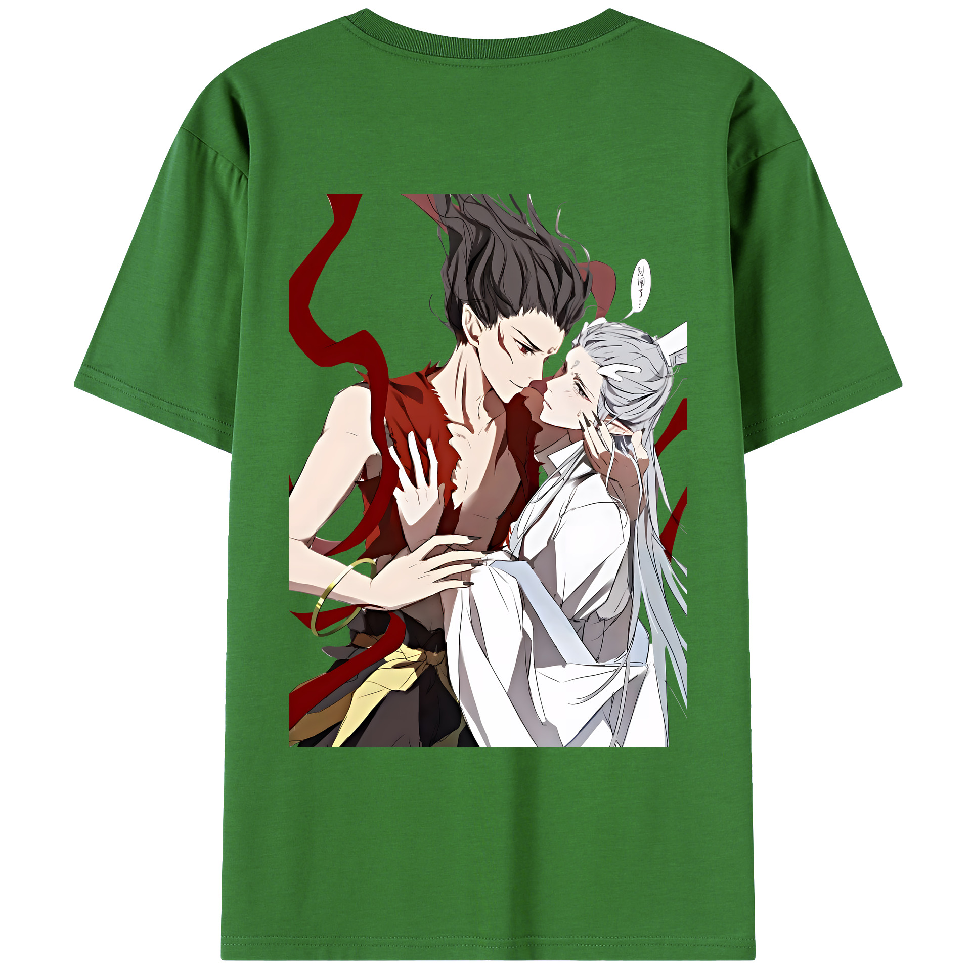 （画像用） Ne Zha 2 ナタ 魔童の大暴れ レディース半袖Tシャツ(バックプリント)